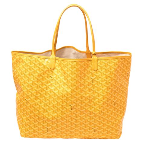 goyard yellow dust bag|goyard tote bags.